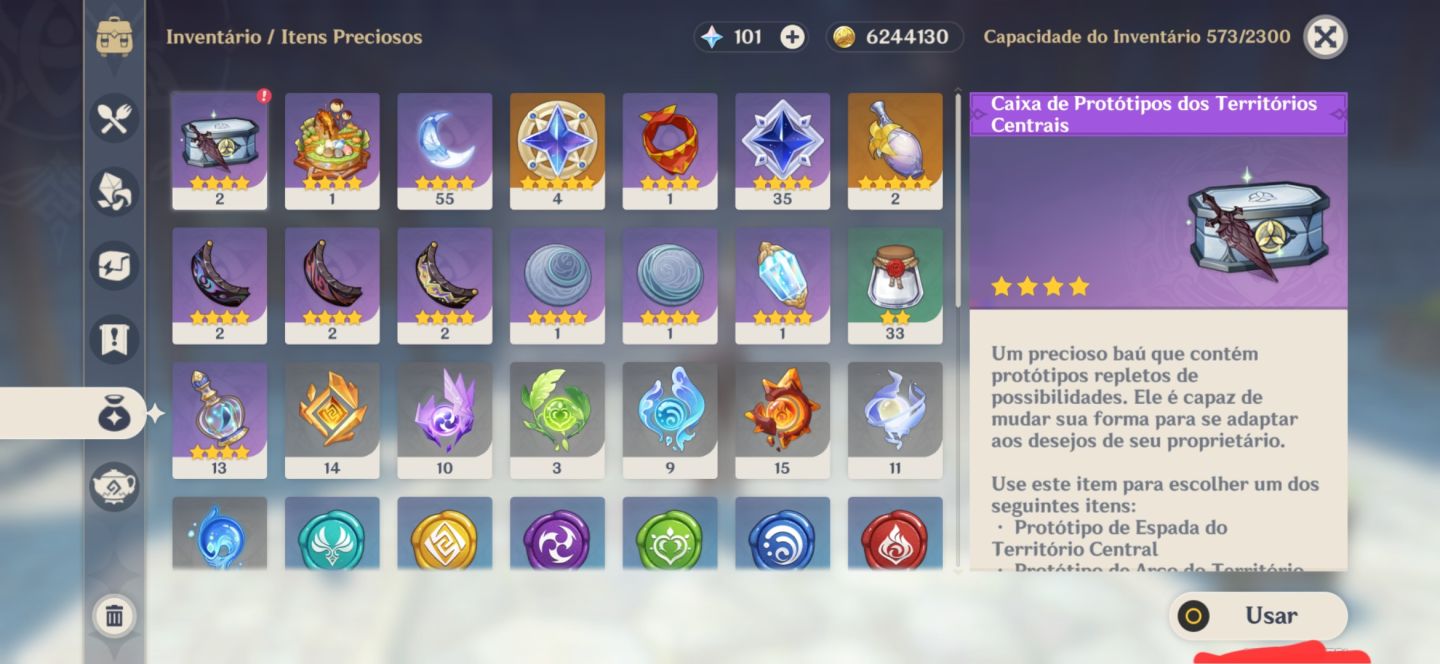 Conta Genshin impact Arlecchino C2 Lvl 90 e mais
