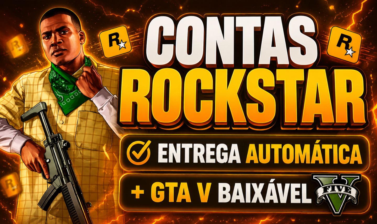 CONTA ROCKSTAR FIVEM - COM LICENÇA + GTA V SEM USO COM BRINDE+ENTREGA AUTOMATICA