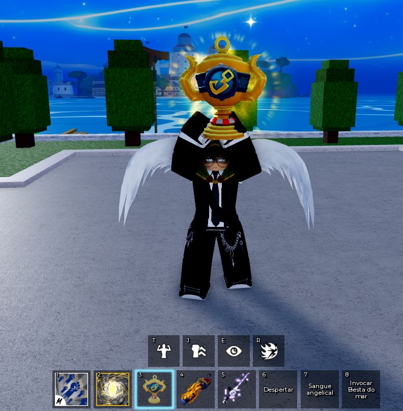Conta Exclusiva de Blox Fruits com um dos itens mais raros do jogo