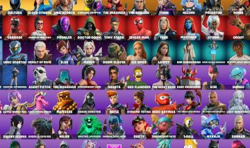 CONTA FORTNITE 138 SKINS | ICE SPICE | GERALT | MYSTIQUE | MERCY | D.VA