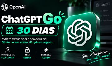 CHATGPT GO 30 DIAS NA SUA CONTA