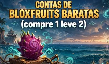 CONTAS DE BLOXFRUITS SUPER BARATAS (compre 1 leve 2)