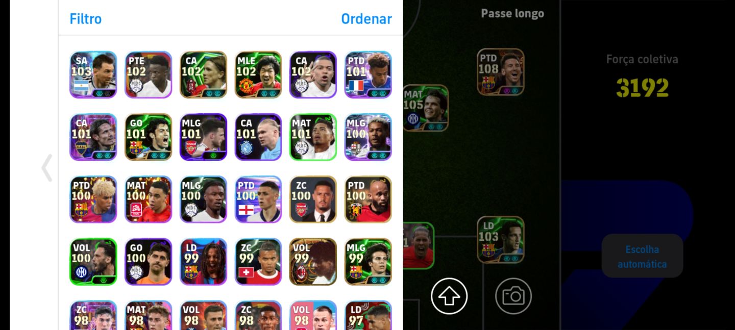 Conta efootball Messi blitz curler