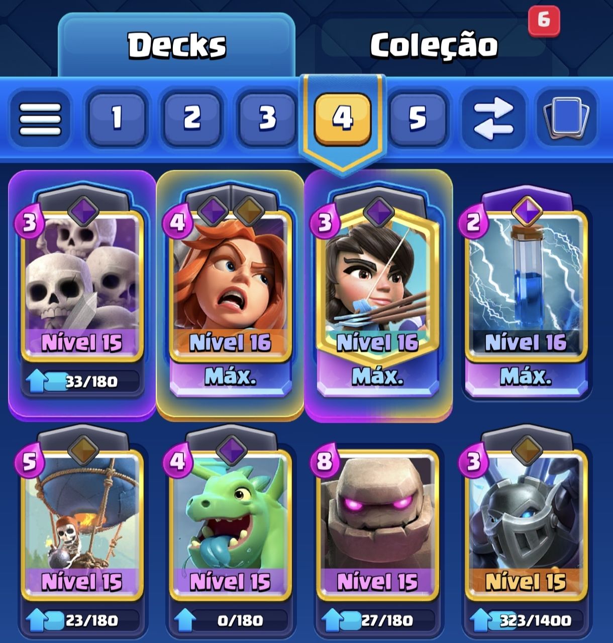 Conta Clash Royale full