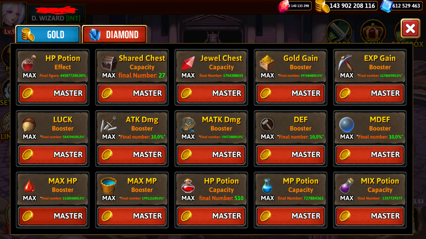 DARKSIDE DUNGEON - ROGUELIKE RPG | OURO + DIAMANTES + LEVEL + UP FORÇA | ANDROID