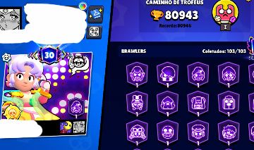 Conta de Brawl Stars criada em 2018 + Conta de Clash Royale de 9 anos