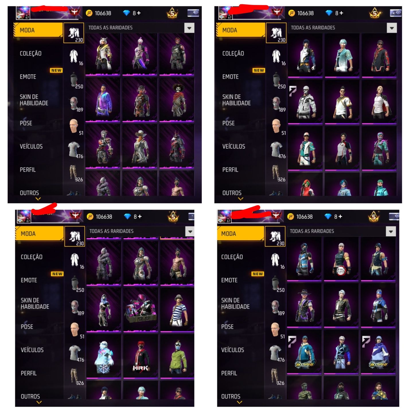 Conta Free Fire Antiga (Valor a Negociar)