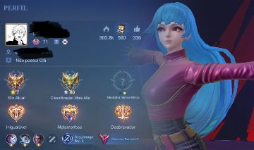 Conta mobile Legends com skin neobeast