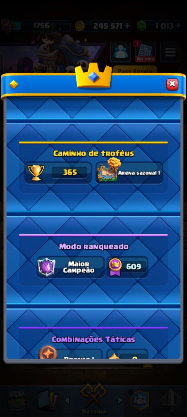 14000 troféus COMPLETA LVL 16 | 19 EVOLUÇÕES | MAIOR CAMPEÃO | INSÍGNIA 10 ANOS