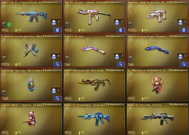 Conta crossfire com 7 vips