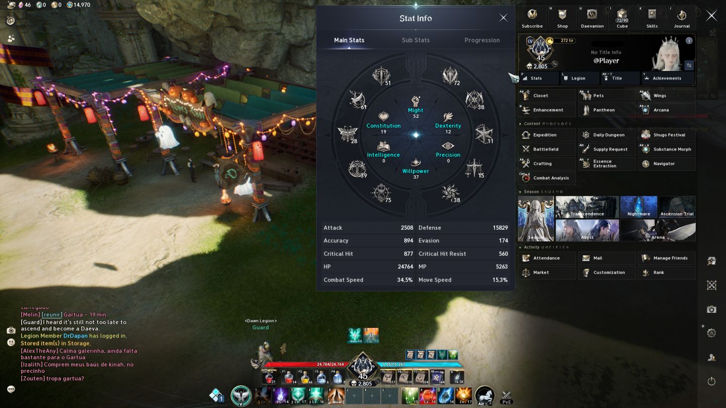 Conta Aion 2 Founder Ultimate, Cleric, 2800 gs, 140k+ power, Elyos (Siel - SA)