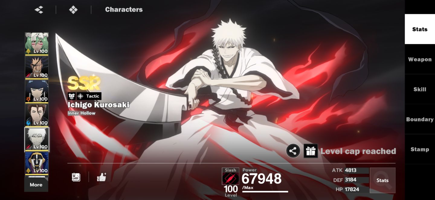 Bleach Soul Resonance | Conta Whale/Competitiva com 11 heróis FULL B6W5