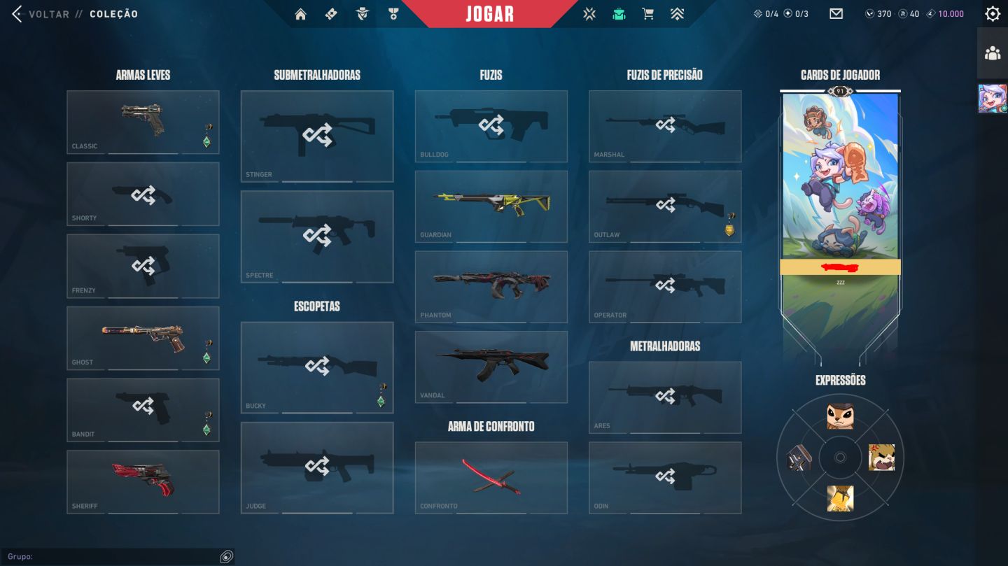 Conta com 1500$ gastos champions 2025+pacote vct+kuronami