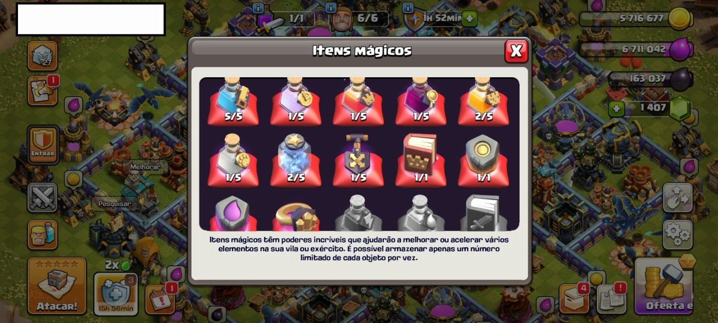 CONTA CLASH OF CLANS CV 17 + CLASH ROYALE