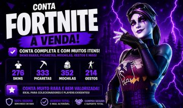 Conta Fortnite 276 Skins