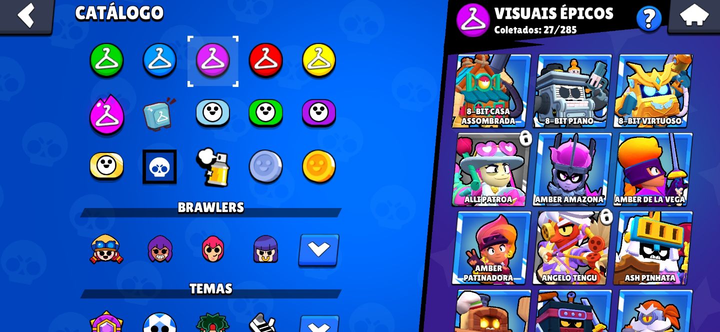 COMBO: CONTAS BRAWL STARS & CLASH ROYALE