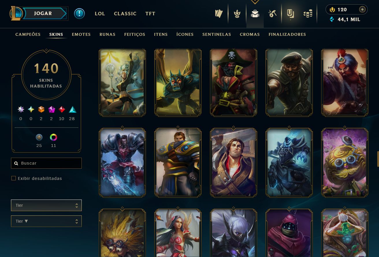 CONTA UNRANKED 2011 - 140 SKIN - FULL CHAMP + PREÇO BAIXISSIMO! - 100% SEGURA!