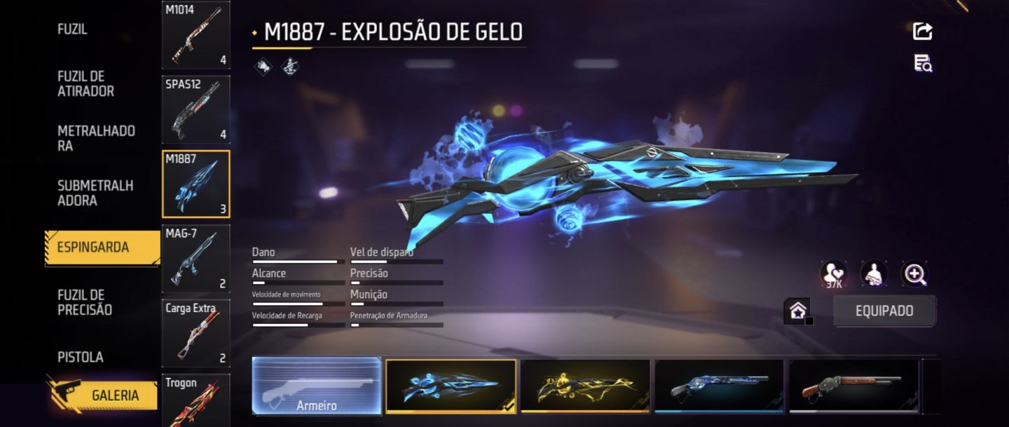 CONTA FREE FIRE COM 26 evolutivas e muitos itens raros!!!