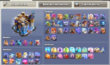 CV18 QUASE FULL | HERÓIS ALTOS | 9 SKINS LENDÁRIAS | PAISAGEM CLASH OF DRAGONS