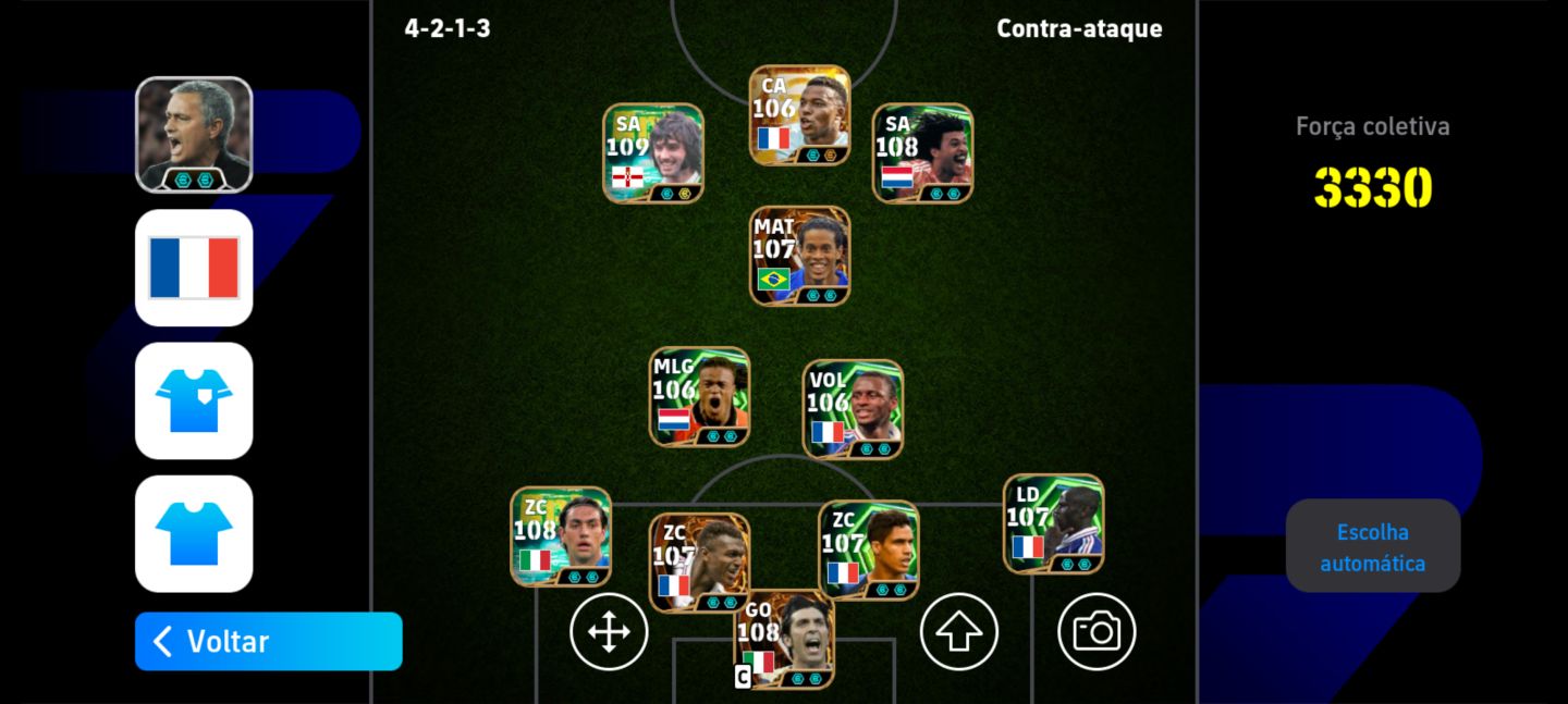 CONTA GER 3330 FULL META COM DOIS GULLIT, RONALDINHO BLITZ, ZAGA FULL