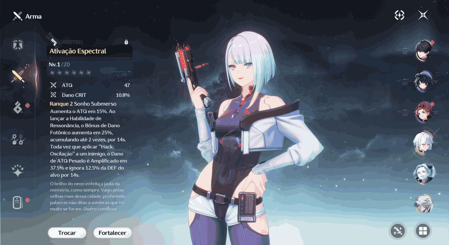 Wuthering Waves - Contas Reroll Collab Cyberpunk - Varias Lucys S3 a S6 e Mais