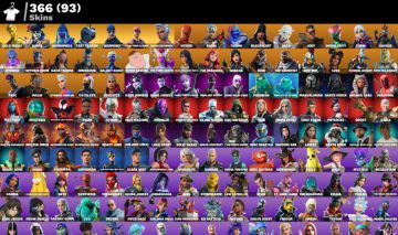 CONTA FORTNITE 366 SKINS + GMAIL DE CRIAÇÃO/ 550 VBUCKS/ SALVE O MUNDO FUNDADOR