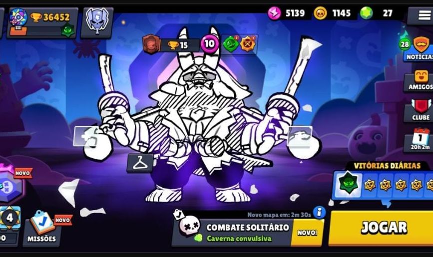Conta Brawl Stars | 75 Brawlers | 36k Troféus