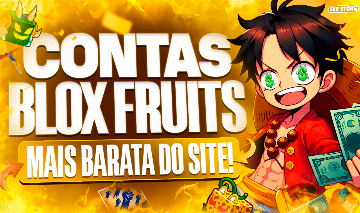 80%OFF(CONTROL & KITSUNE) BLOX FRUIT - CONTAS COM LEVEL/FRUTAS/RAÇAS! - MELHORES