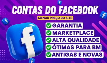 CONTAS FACEBOOK ANTIGAS E NOVAS (BR)