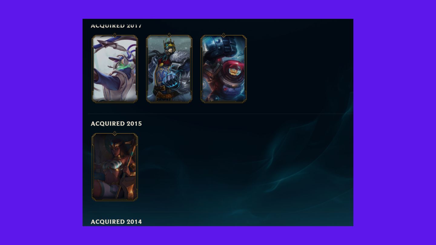 CONTA 2012 100% SEGURA UNICO DONO 72 SKINS 67% MMR