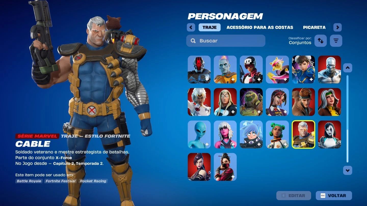 ACEITO NEGOCIAR FORTNITE Epic Varios Jogos, Varias Skins de passes antigos