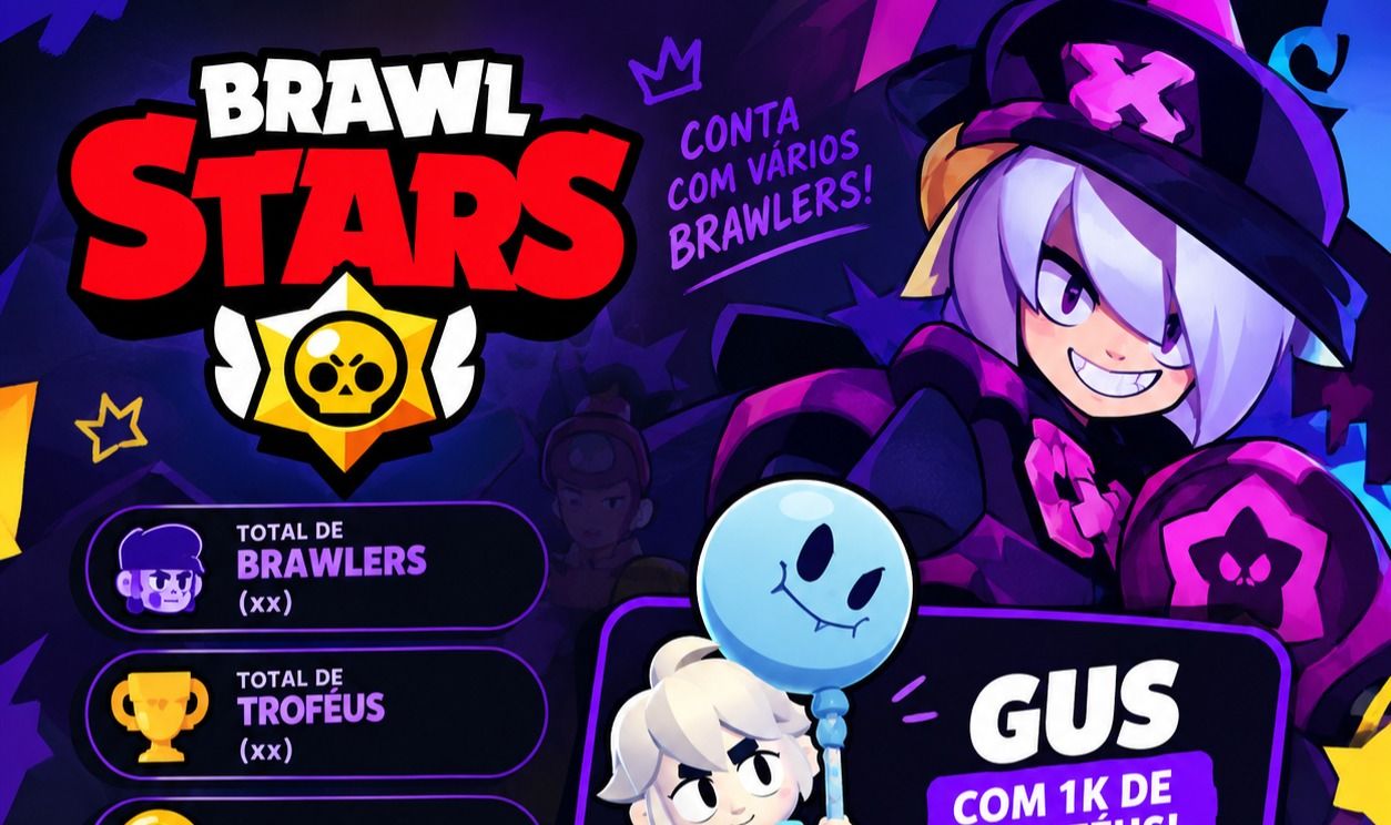 Conta de brawl stars veterana