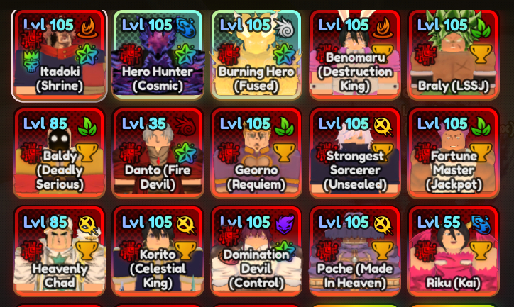 Conta com Todos os godlys, 150 glitcheds, 50 mysticals + recursos (negociavel)