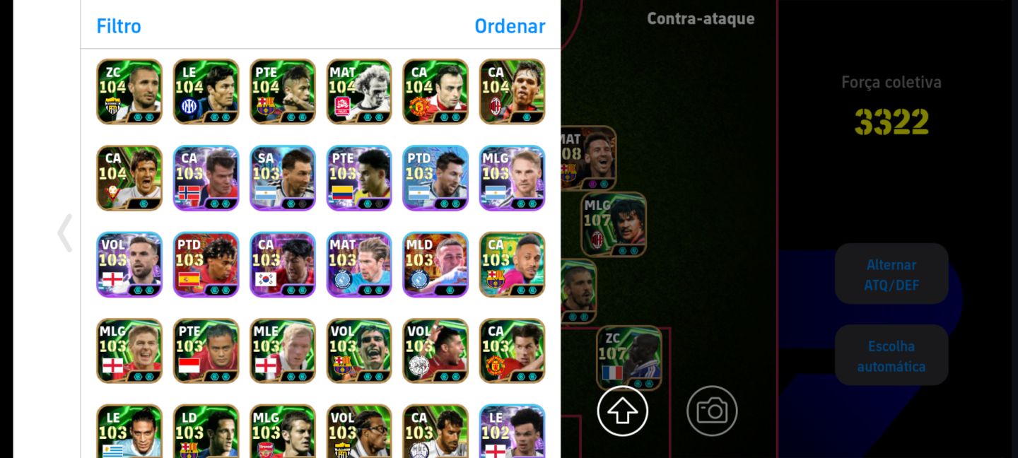 Conta efootbal mobile rara