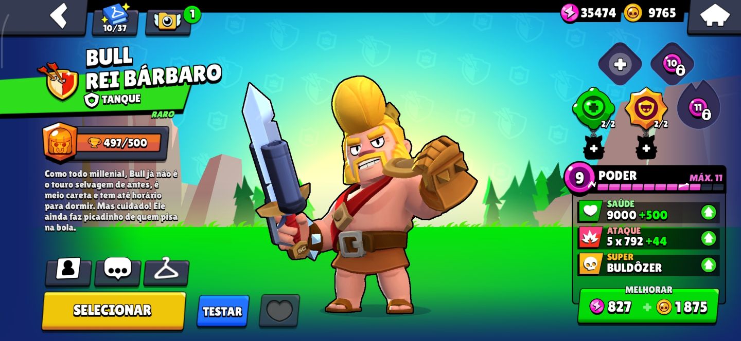 Conta rara brawl Stars