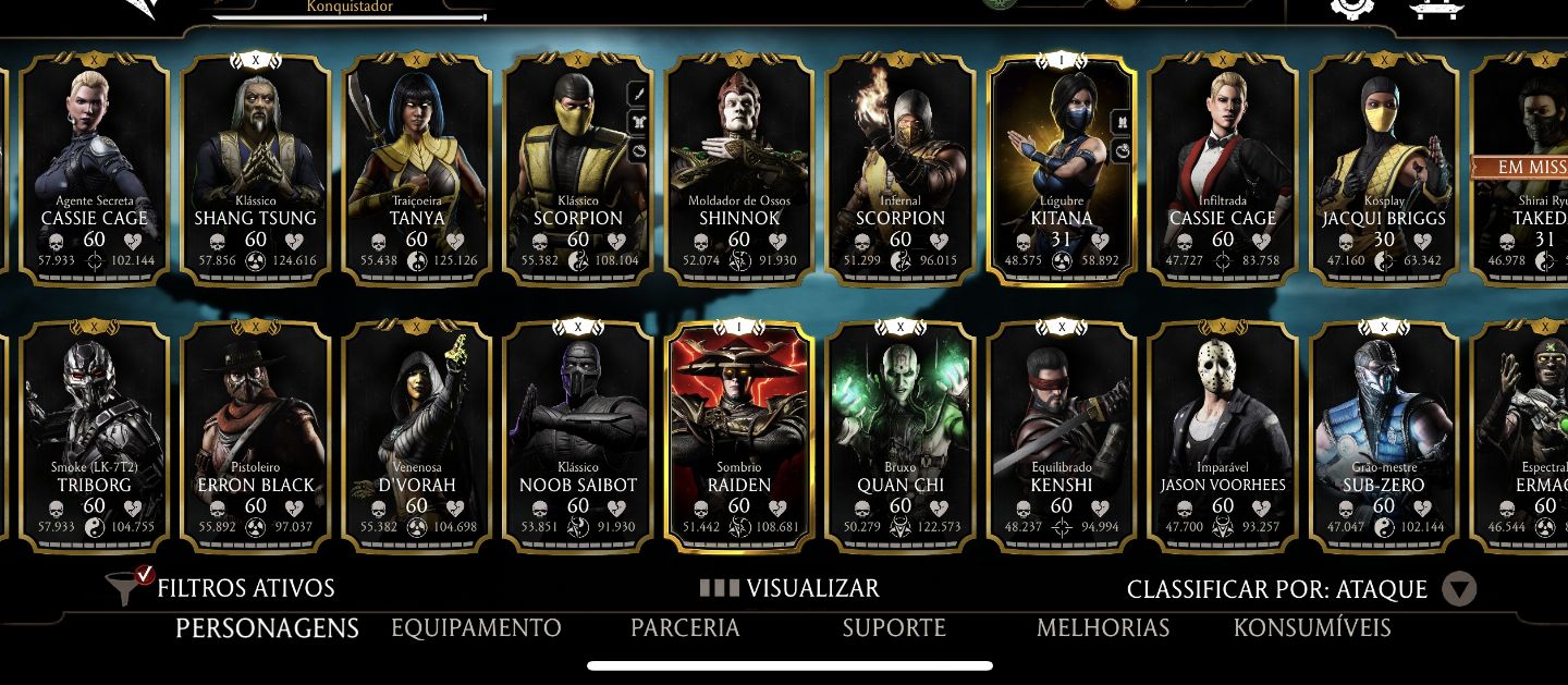 Mortal Kombat Mobile Conta Pro (IOS)