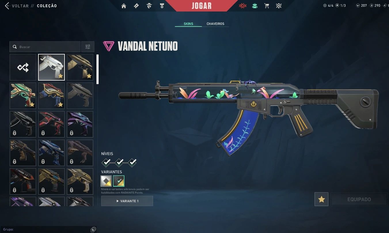 CONTA FULL PREMIUM |+19k VP EM SKINS (ARAXYS, IMPERIUM, NOCTURNUM, ZERØFANG).