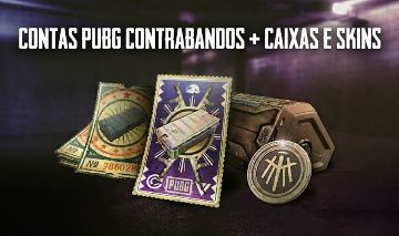 CONTAS PUBG CONTRABANDOS + CAIXA + SKINS MELHOR PREÇO DE MERCADO