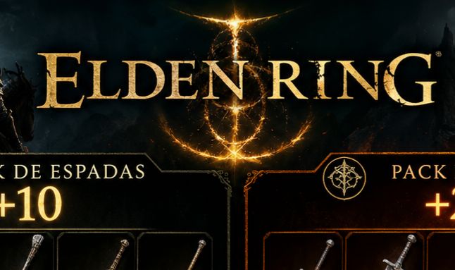PACK DE ESPADAS NIVEL BASE +10 E +25 E UP DE ARMAS ELDEN RINGS SOMENTE PC STEAM