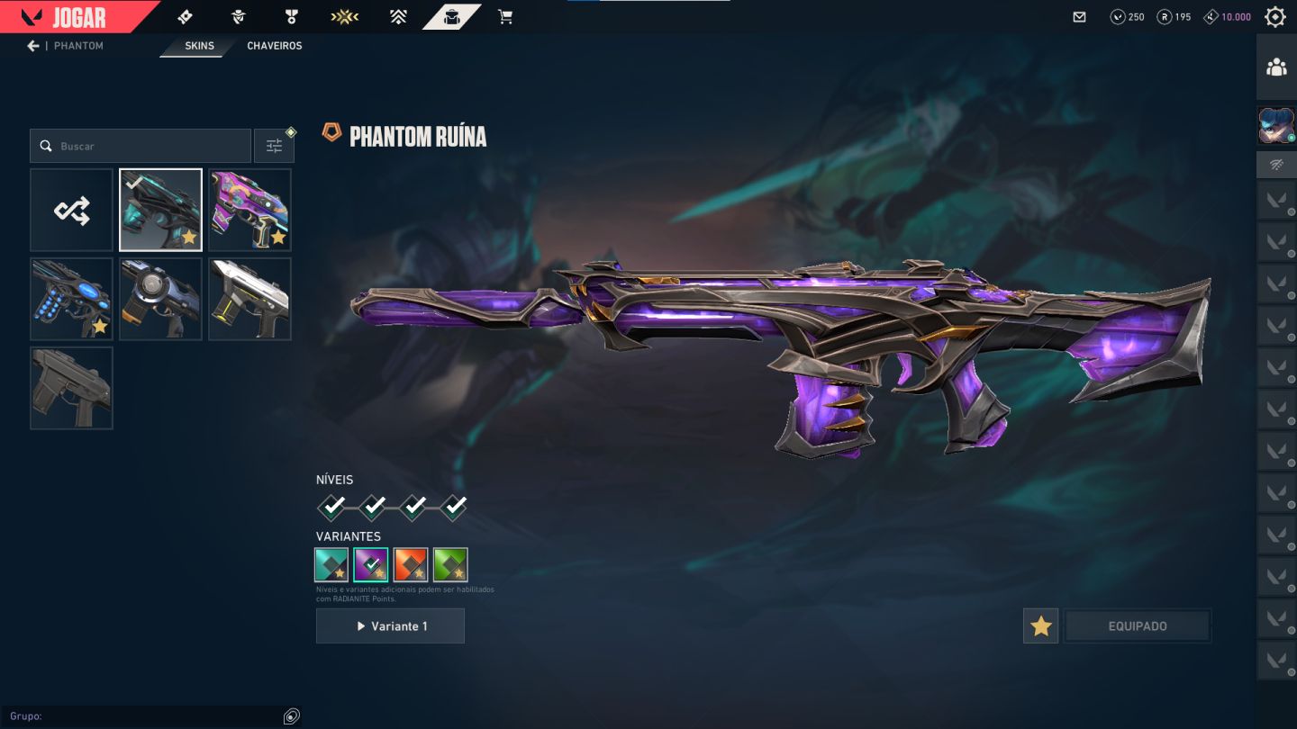 Valorant BR | Lv 193 | 8 Ultra 6 Premium | Vandal Gaia, Saqueador, Araxys e etc.