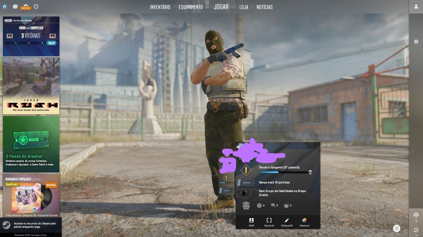 CONTAS DE CS2 PRIME + PREMIER LIBERADO