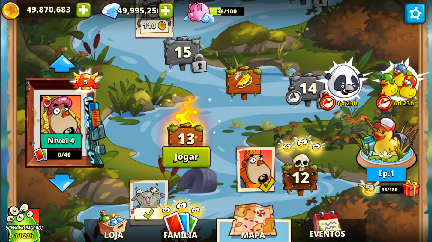 SWAMP ATTACK 2 | OURO + GEMAS + RECURSOS | ENTREGA RÁPIDA | APENAS ANDROID