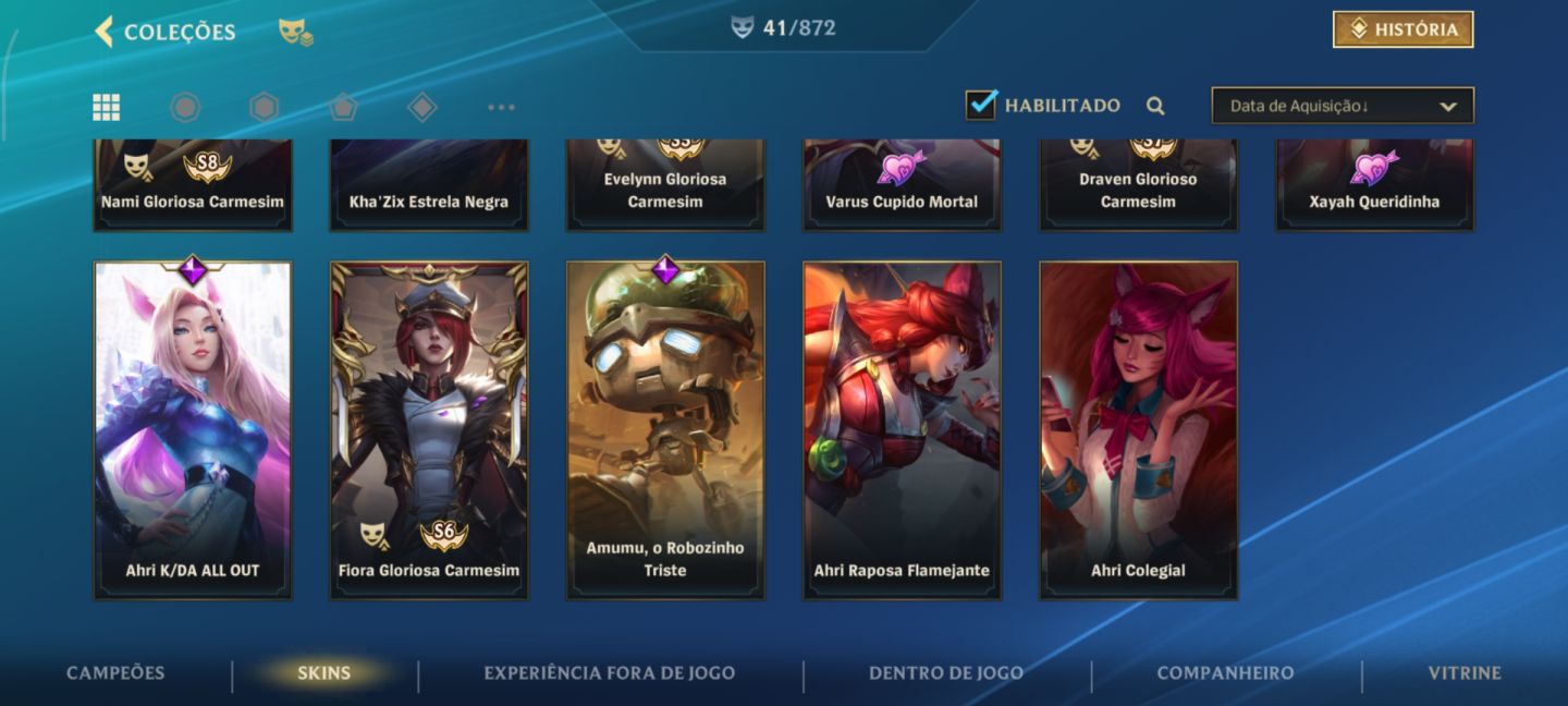 Conta platina level 90 lol wild Rift
