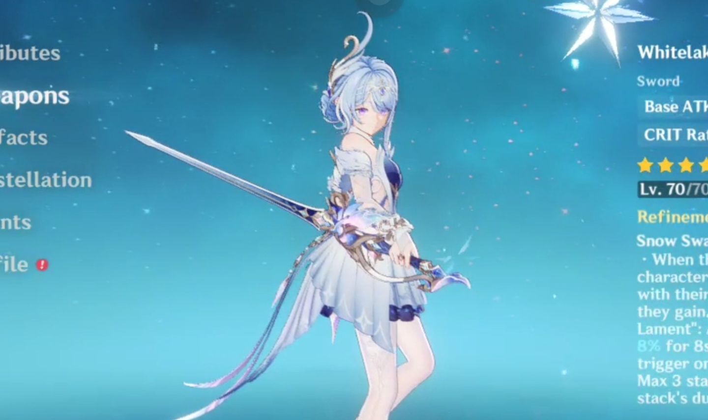 CONTA GENSHIN ar55 - ODETTE C1R1