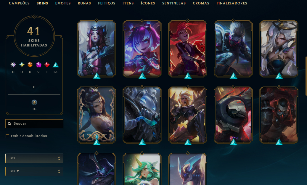 25% OFF E SEM TAXA | 92 CHAMPS | LVL 94 | 41 SKINS LINDAS! | + BRINDES