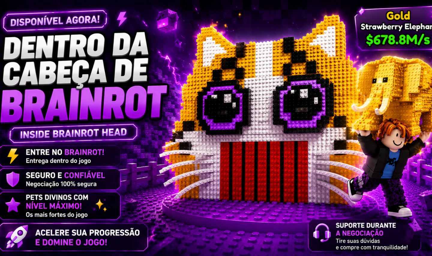 [DESCONTO 80%] DENTRO DA CABEÇA DE BRAINROT - INSIDE BRAINROT HEAD