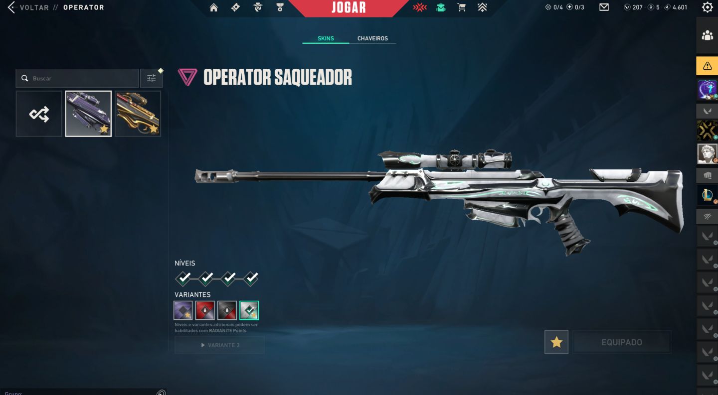 Conta full acesso de valorant com diversas skins.