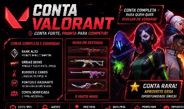 CONTA DE VALORANT COM MUITAS SKINS!!
