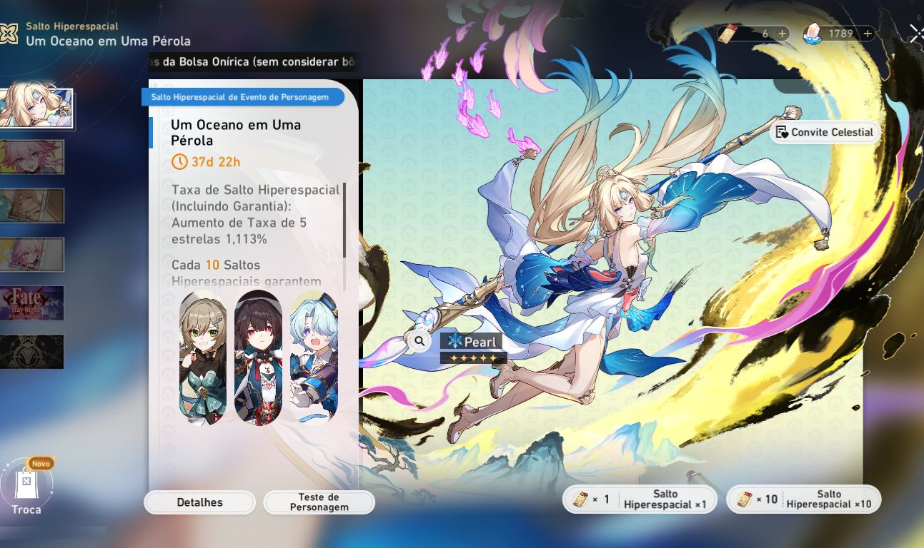 CONTA HSR TL 70 - YaoE1S1 + Cerydra E1S1 + Sparxie/Loba S1 + Pearl