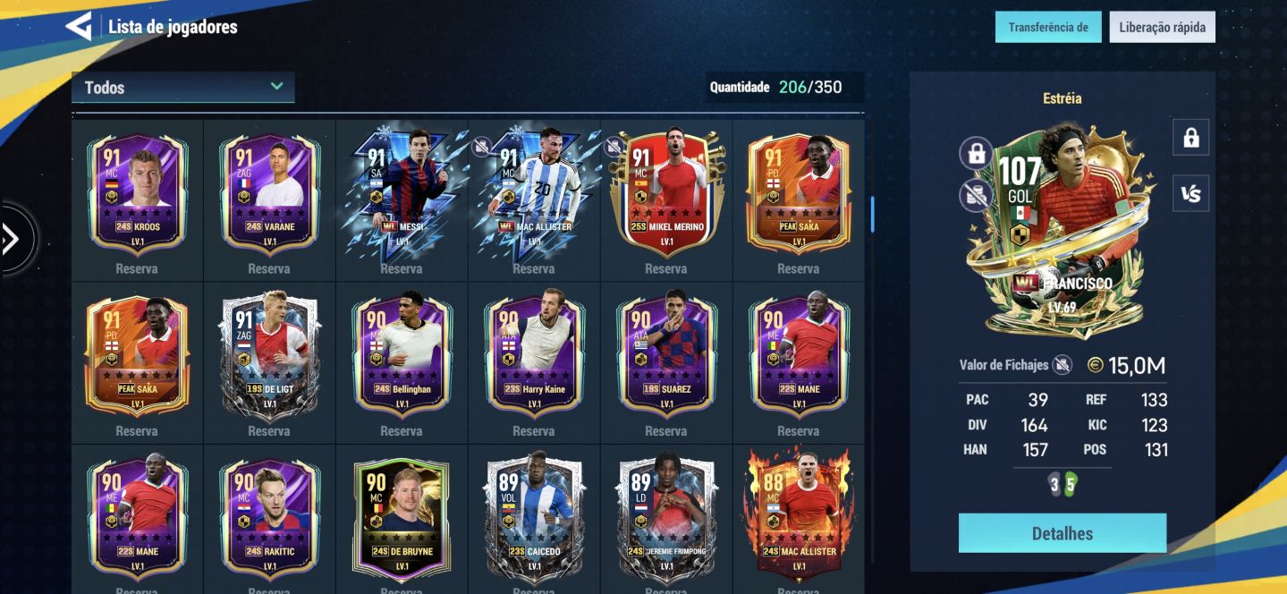 Conta Football Dream Bea Pro INSANA FULL PERSONAGENS LENDÁRIOS